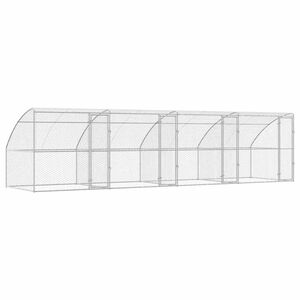 vidaXL Kutyah&aacute;z 4 db Ez&uuml;st 8 x 2 x 2 m Horganyzott ac&eacute;l