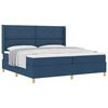 vidaXL Boxrug&oacute;s &aacute;gy fejt&aacute;ml&aacute;val K&eacute;k 200 x 200 cm sz&ouml;vet