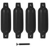 vidaXL 4 darab fekete PVC cs&oacute;nak l&ouml;kh&aacute;r&iacute;t&oacute; 41 x 11,5 cm