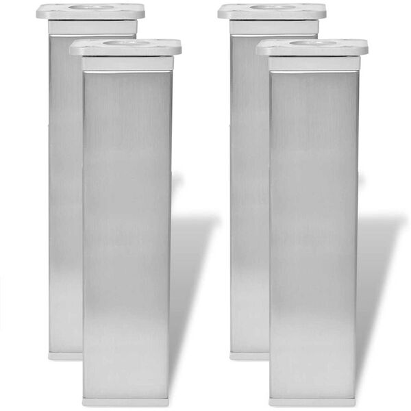 vidaXL Kanap&eacute; l&aacute;bak 4 pcs Ez&uuml;st 38 x 38 x 180 mm Vas