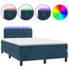 vidaXL s&ouml;t&eacute;tk&eacute;k b&aacute;rsony rug&oacute;s &eacute;s LED-es &aacute;gy matraccal 120x200 cm