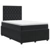 vidaXL Boxspring &aacute;gy matraccal fejt&aacute;ml&aacute;val Fekete 120 x 190 cm B&aacute;rsony
