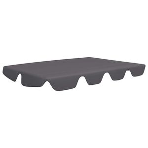 vidaXL antracit csere ponyva kerti hinta&aacute;gyhoz 150/130 x 105/70 cm