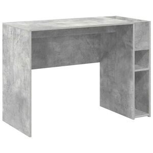 vidaXL Asztal Beton Sz&uuml;rke 109 x 50 x 78 cm Faanyag