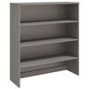 vidaXL HAMAR vil&aacute;gossz&uuml;rke t&ouml;m&ouml;r fenyőfa felső szekr&eacute;ny 90x30x100 cm