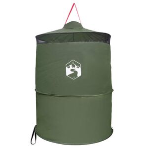 vidaXL Pop-up toalett s&aacute;tor akaszt&oacute;s k&ouml;telel 97 x 126 cm Z&ouml;ld