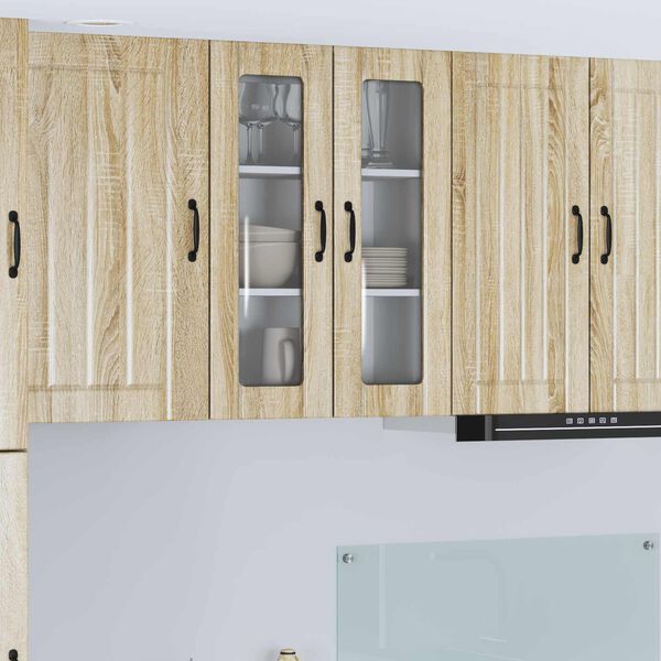 vidaXL Konyhaszekr&eacute;ny Sonoma t&ouml;lgy 60 x 31 x 80 cm Faanyag