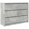 vidaXL betonsz&uuml;rke szerelt fa t&aacute;lal&oacute;szekr&eacute;ny 100x35x76 cm