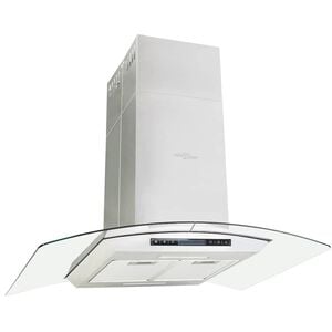 vidaXL &eacute;rintős sziget p&aacute;raelsz&iacute;v&oacute; LCD-kijelzővel 90 cm 756 m&sup3;/&oacute;ra LED
