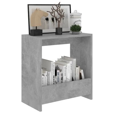 vidaXL betonszürke forgácslap kisasztal 50 x 26 x 50 cm