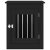vidaXL fekete szerelt fa kutyaketrec 55 x 75 x 65 cm