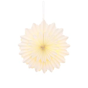 vidaXL Kar&aacute;csonyi vil&aacute;g&iacute;t&aacute;s RAAHE 10 LED Meleg feh&eacute;r 45 x 17 x 45 cm
