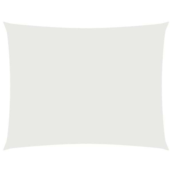 vidaXL fehér téglalap alakú oxford-szövet napvitorla 3 x 4,5 m