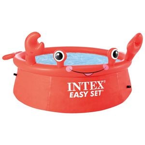 INTEX "Easy Set" vidám rákmintás felfújható medence 183 x 51 cm