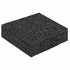 vidaXL Gumi granul&aacute;tum teraszpad Fekete 9 x 9 x 2 cm Gumi