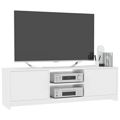 vidaXL fehér forgácslap TV-szekrény 120 x 30 x 37,5 cm