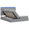 vidaXL LED t&aacute;rol&oacute;s &aacute;gy matraccal Vil&aacute;gossz&uuml;rke 200 x 200 cm Sz&ouml;vet