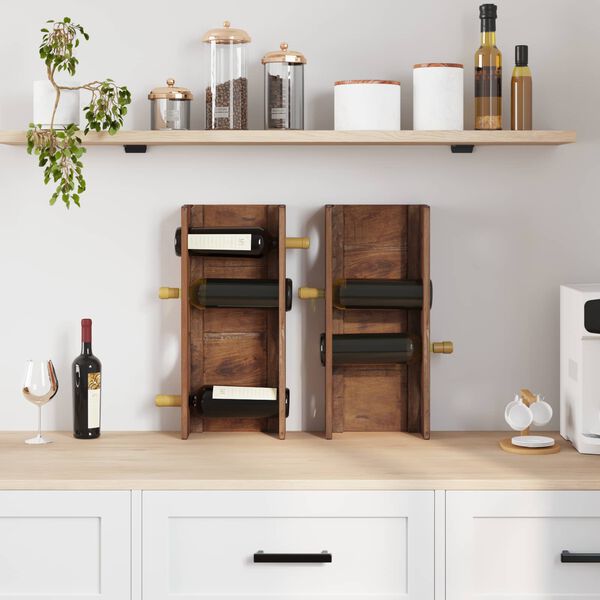 vidaXL &Aacute;llv&aacute;ny Barna 24 x 13 x 54 cm T&ouml;m&ouml;r Mahag&oacute;ni Fa