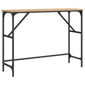 vidaXL sonoma t&ouml;lgy sz&iacute;nű szerelt fa doh&aacute;nyz&oacute;asztal 100x32x75 cm