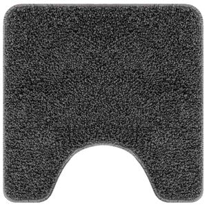 vidaXL Cs&uacute;sz&aacute;sg&aacute;tl&oacute; F&uuml;rdőszőnyeg WC Ny&iacute;r&aacute;ssal S&ouml;t&eacute;tsz&uuml;rke 50 x 50 cm