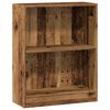 vidaXL antik fa sz&iacute;nű szerelt fa k&ouml;nyvespolc 60 x 24 x 76 cm