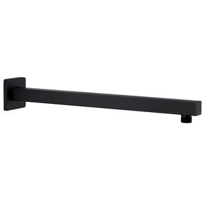 vidaXL fekete n&eacute;gysz&ouml;gletes rozsdamentes ac&eacute;l zuhanytart&oacute;kar 40 cm