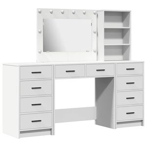 vidaXL &Ouml;lt&ouml;zk&ouml;dőasztal 3 db Feh&eacute;r 78,5 x 41 x 135 cm Szerelt Fa