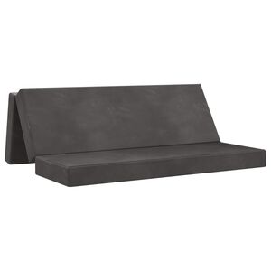 vidaXL &Ouml;sszecsukhat&oacute; kanap&eacute;&aacute;gy 180 x 67 x 45 cm S&ouml;t&eacute;tsz&uuml;rke