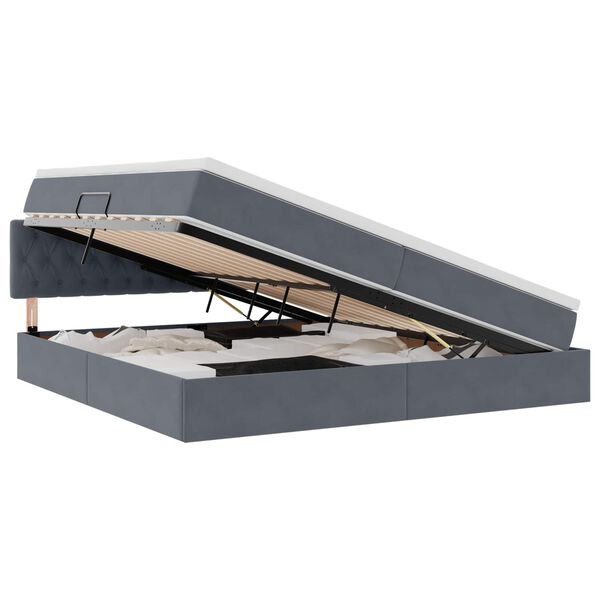 vidaXL T&aacute;rol&oacute;s &Aacute;gy matracmal S&ouml;t&eacute;tsz&uuml;rke 200 x 200 cm B&aacute;rsony