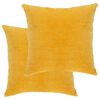 vidaXL 2 db s&aacute;rga pamutb&aacute;rsony p&aacute;rna 45 x 45 cm
