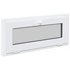 vidaXL Pinceablak RISOR 90 x 40 cm PVC &eacute;s &Uuml;veg Feh&eacute;r