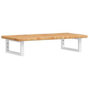 vidaXL ac&eacute;l &eacute;s t&ouml;m&ouml;r t&ouml;lgyfa falra szerelhető mosd&oacute;polc