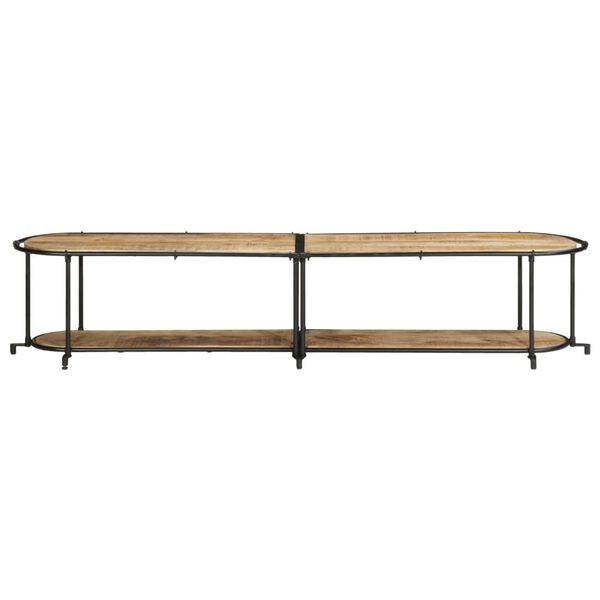 vidaXL tömör nyers mangófa TV-szekrény 200 x 42 x 40 cm