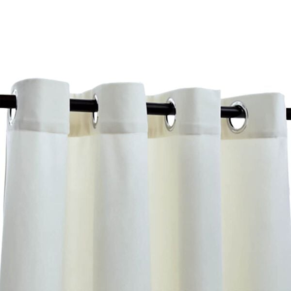 vidaXL 2 db kr&eacute;msz&iacute;nű b&aacute;rsony s&ouml;t&eacute;t&iacute;tőf&uuml;gg&ouml;ny gyűrűkkel 140 x 245 cm