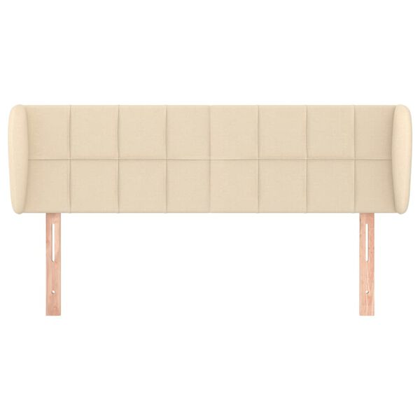 vidaXL kr&eacute;msz&iacute;nű sz&ouml;vet fejt&aacute;mla 147x23x78/88 cm