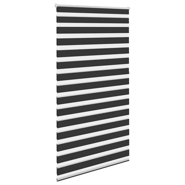 vidaXL fekete zebra rol&oacute; 120,9 x 230 cm sz&ouml;vetsz&eacute;less&eacute;g 116,7 cm
