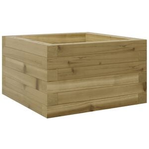 vidaXL impregn&aacute;lt fenyőfa kerti vir&aacute;gl&aacute;da 40x40x23 cm