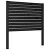 vidaXL fekete t&ouml;m&ouml;r fenyőfa &aacute;gyfejt&aacute;mla 96 x 4 x 100 cm