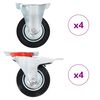 vidaXL 8 db g&ouml;rgő 100 mm