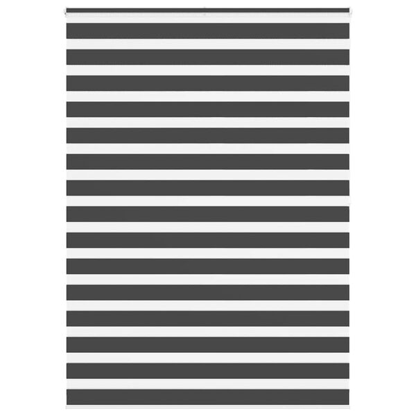 vidaXL zebraf&uuml;gg&ouml;nnyel fekete sz&ouml;vetsz&eacute;less&eacute;g 150,9 cm poli&eacute;szter