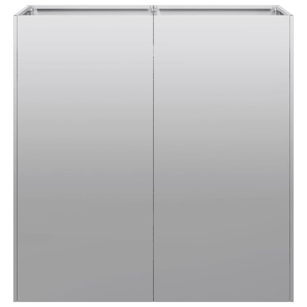 vidaXL Növénytartó 80x40x80 cm Horganyzott acél