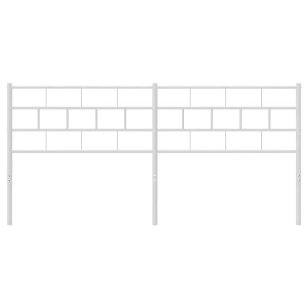 vidaXL feh&eacute;r f&eacute;m fejt&aacute;mla 180 cm