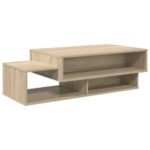 vidaXL Doh&aacute;nyz&oacute;asztal Sonoma t&ouml;lgy 105 x 50 x 32,5 cm Faanyag
