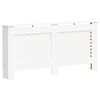 vidaXL 2 db feh&eacute;r MDF radi&aacute;torburkolat 172 x 19 x 81,5 cm