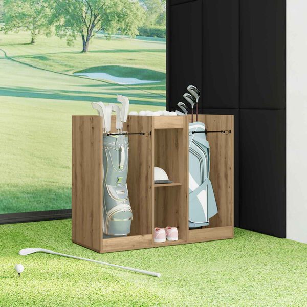 vidaXL Golf Szekr&eacute;ny Egysz&iacute;nű Artisan t&ouml;lgy 102 x 45 x 85,5 cm