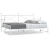 vidaXL Daybed with Trundle without Mattress White 80x200 cm ac&eacute;l