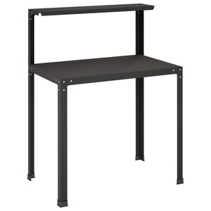 vidaXL &Uuml;ltetőasztal 100 x 50 x 104 cm Porsz&oacute;rt ac&eacute;l Fekete