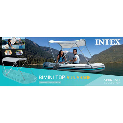 Intex szürke oxford-szövet csónakponyva 160x142 cm