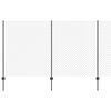 vidaXL L&aacute;nccelpes ker&iacute;t&eacute;s oszloppal 10 x 1,4 m PVC-bevonatos ac&eacute;l H&aacute;l&oacute;