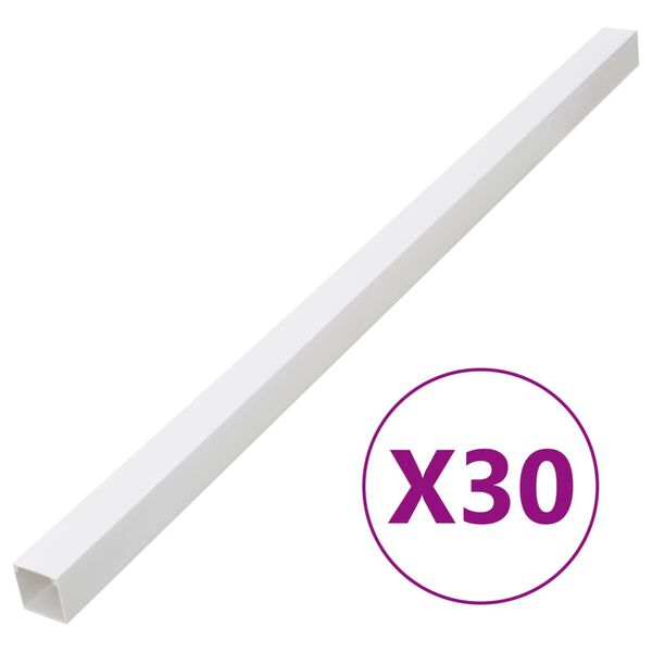 vidaXL PVC k&aacute;belcsatorn&aacute;k 50 x 25 mm 30 m